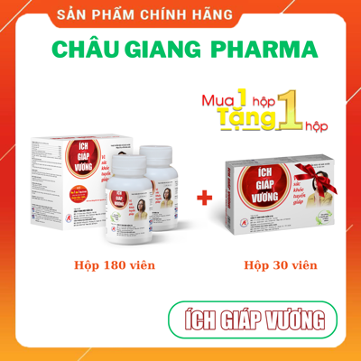 Ích Giáp Vương 180 viên (Mua 01 hộp lớn tặng 01 hộp 30 viên)